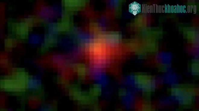 Mục tiêu quan sát khác là Maisie's Galaxy, hình thành 280 triệu năm sau Big Bang.