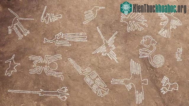 Sa mạc Nazca nổi tiếng bởi các hình vẽ khổng lồ trên mặt đất.