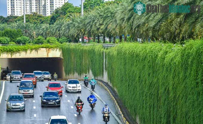 Đối với những người đi qua khu vực này thường xuyên, đây có thể coi là một điểm nhấn ấn tượng.