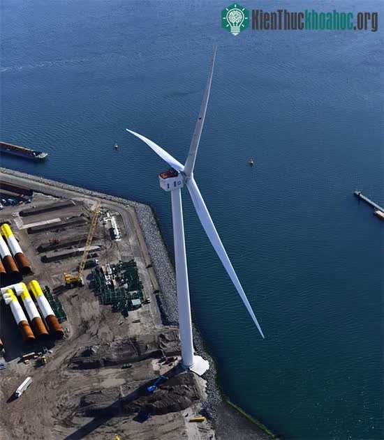 Với chiều cao lên tới 260 m, mỗi turbine Haliade-X có công suất thiết kế lên tới 13 MW.