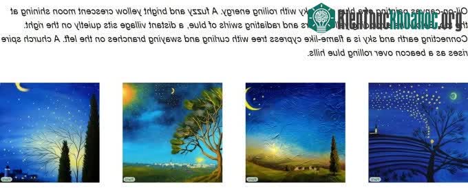 Những bức tranh sơn dầu theo phong cách họa sĩ nổi tiếng Van Gogh do AI thực hiện.