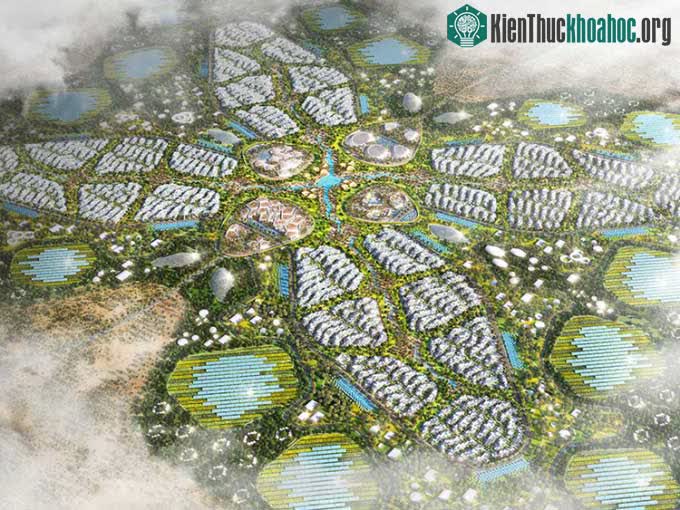 Concept thành phố XZERO do hãng URB của UAE thiết kế cho Kuwait.