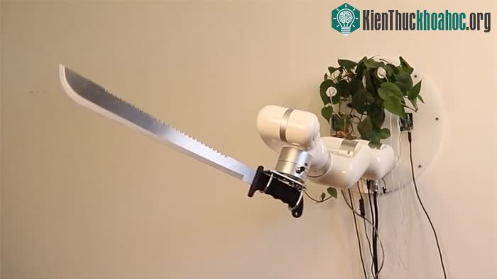 Cây cảnh điều khiển cánh tay robot cầm dao ảnh 0