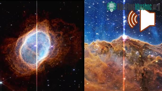 Hai tinh vân được NASA lựa chọn để mã hóa dữ liệu thành bản nhạc