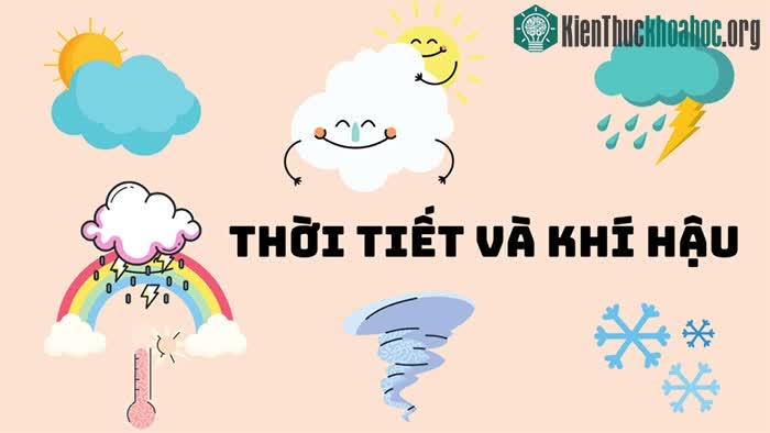Thời tiết và khí hậu đều diễn ra trong một vùng nhất định