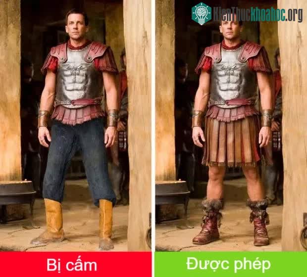 Đàn ông bị cấm mặc quần