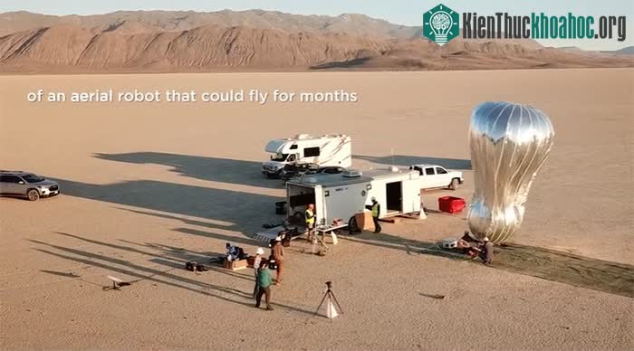 Thử nghiệm khí cầu thám hiểm sao Kim ở Mỹ.