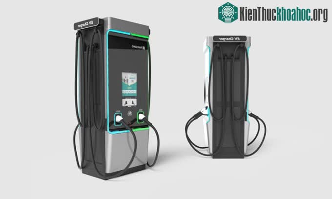 Mô phỏng bộ sạc Four Gun của Zerova Technologies.