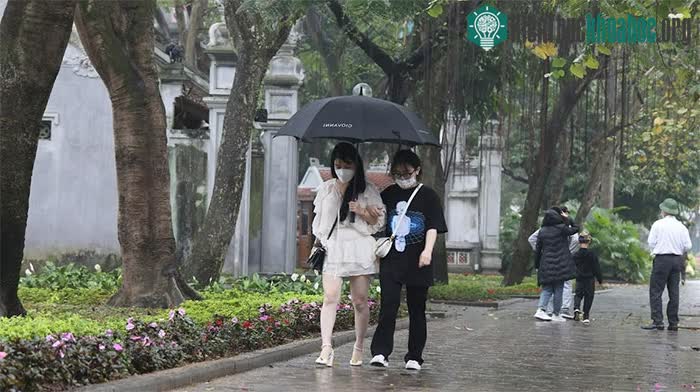 Hà Nội và các tỉnh miền Bắc, Bắc Trung Bộ mưa rét.