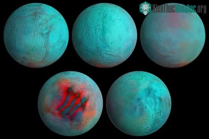 Enceladus là vệ tinh lớn thứ 6 của sao Thổ.