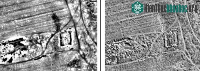 Một nghĩa trang chiến tranh được phát hiện bằng công nghệ quét laser.