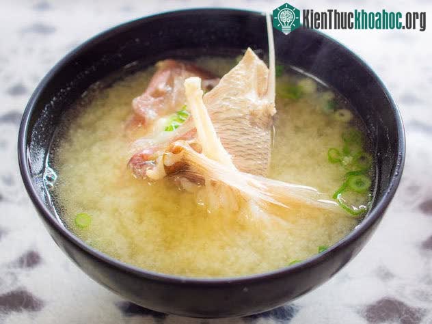 Đậu nành không phải thành phần chính trong món súp miso