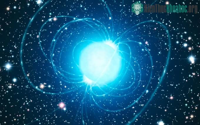 &nbsp;Hình ảnh minh họa một ngôi sao Neutron trong vũ trụ