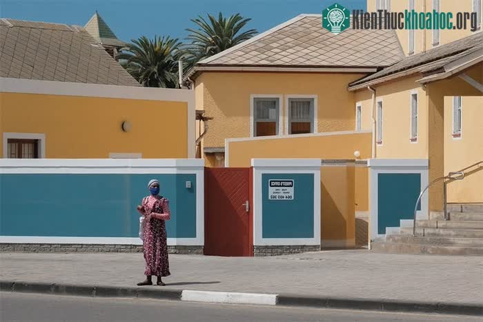Thị trấn cảng Swakopmund được thành lập năm 1892 với tư cách là thuộc địa của Đế quốc Đức.