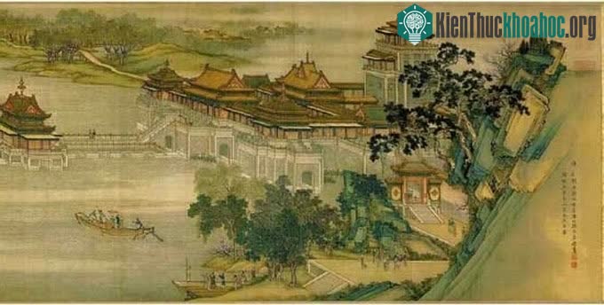&nbsp;Một phần của bức họa "Thanh minh thượng hà đồ".