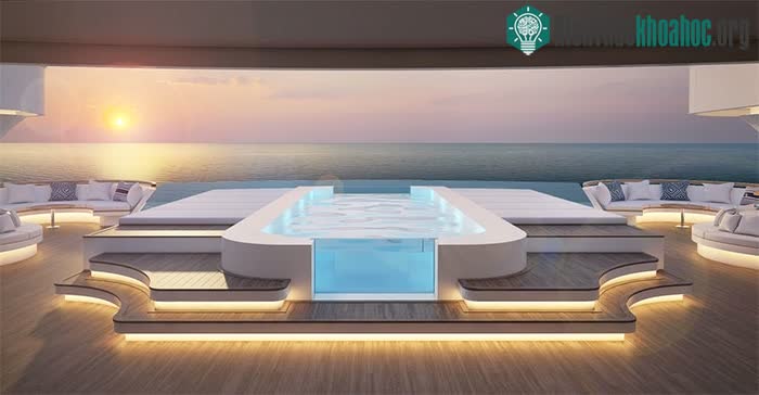Không gian sân Sundeck là nơi lý tưởng để ngắm hoàng hôn, check-in.