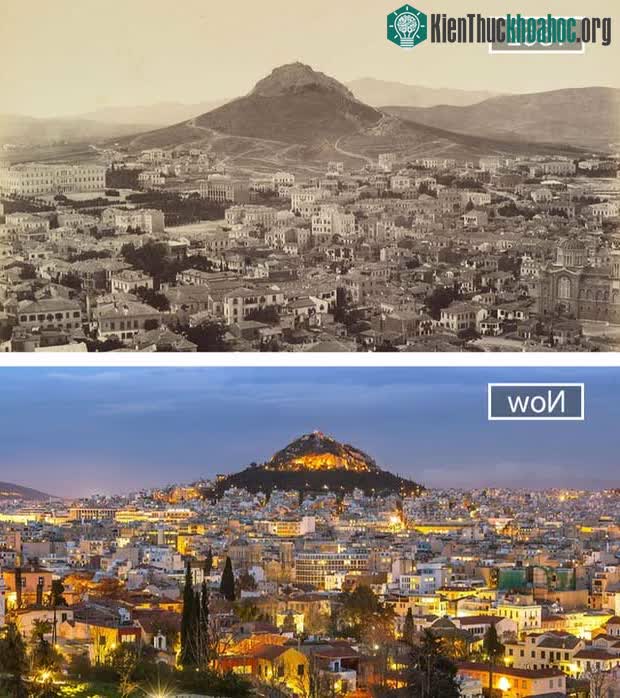 Athens, Hy Lạp - 1862 và bây giờ