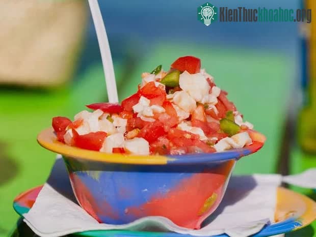 Salad ốc xà cừ