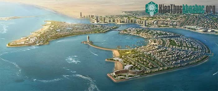 Lusail được xây dựng từ năm 2005 và là thành phố áp dụng nhiều công nghệ xanh.