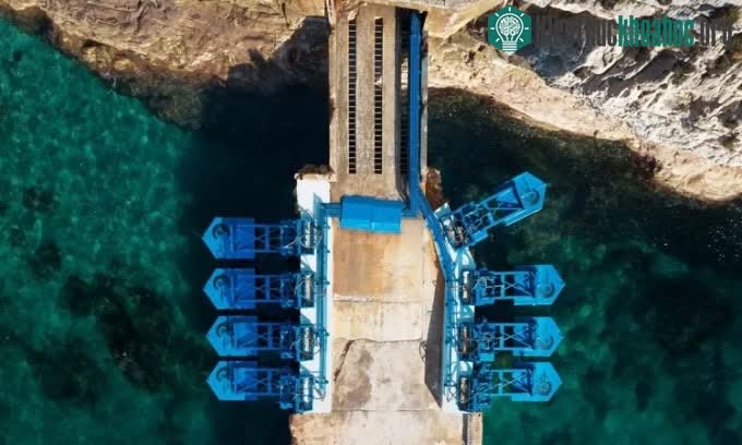 Eco Wave Power ứng dụng công nghệ điện sóng tại nhà máy điện Gibraltar Eco.