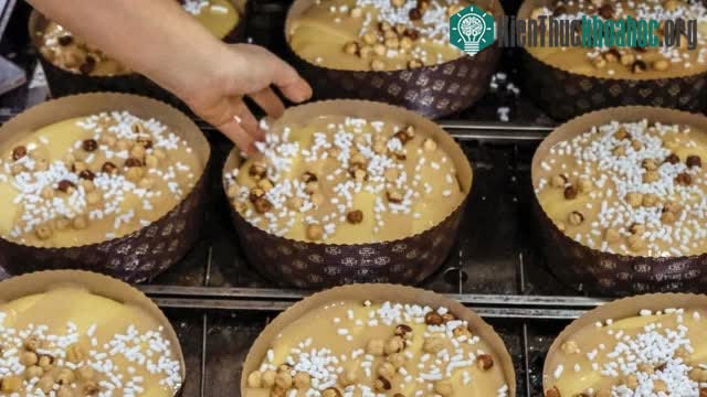 Làm bánh Panettone.