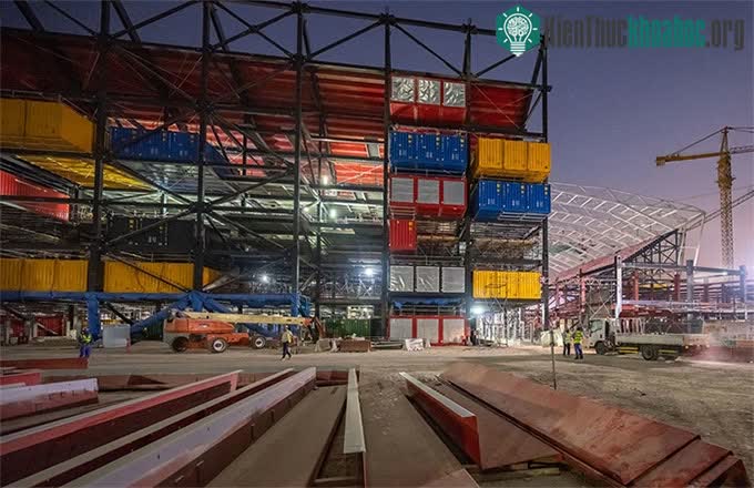 Thiết kế có thể tháo dỡ của sân 974.