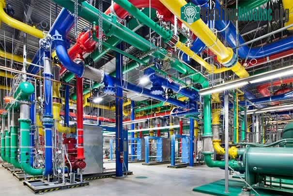 Hệ thống làm mát trung tâm dữ liệu Oregon của Google.