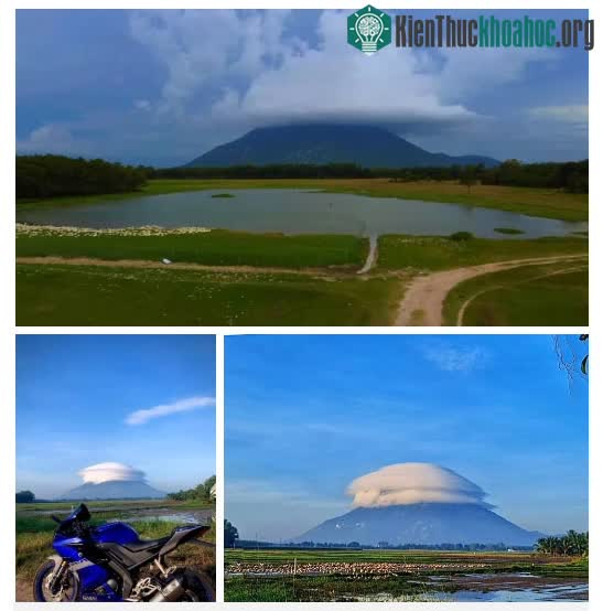 Những hình ảnh đẹp về đám mây được chia sẻ rất nhiều trên mạng xã hội trong sáng nay.