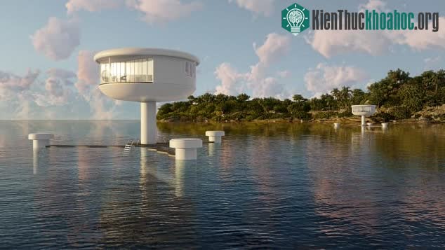 Công ty Ocean Builders dự kiến khoảng 100 căn nhà nổi SeaPod sẽ được hoàn thành trong năm 2023.