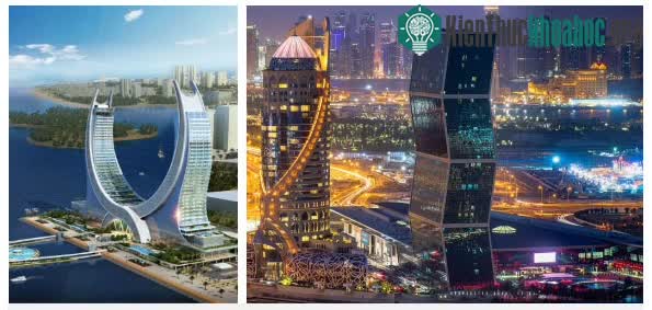 Những tòa tháp biểu tượng tại Lusail.