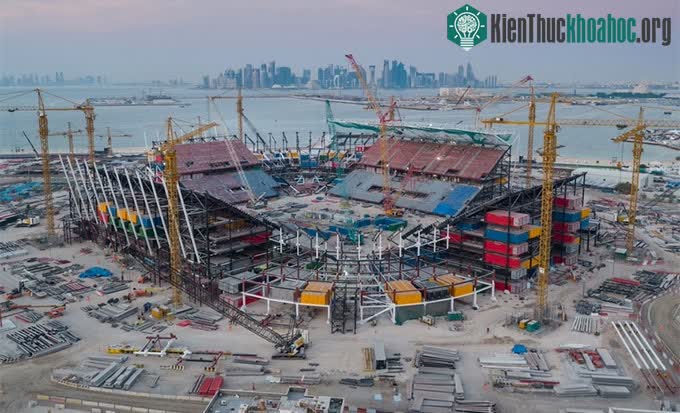 Kỳ công quá trình tháo sân vận động lắp ghép hậu World Cup 2022 ảnh 4