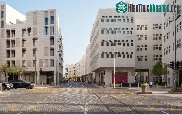 Dự án đã hồi sinh khu thương mại cũ với kiến trúc Qatar đương đại.