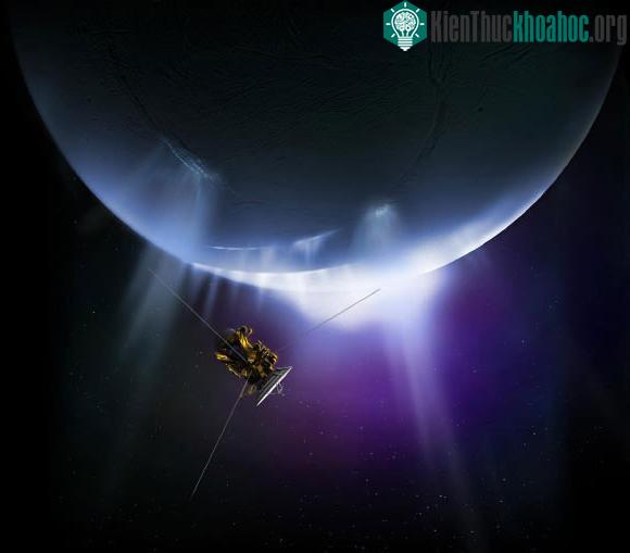 Tàu Cassini và Enceladus