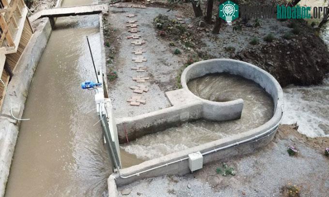 Turbine xoáy nước có thể sản xuất điện liên tục