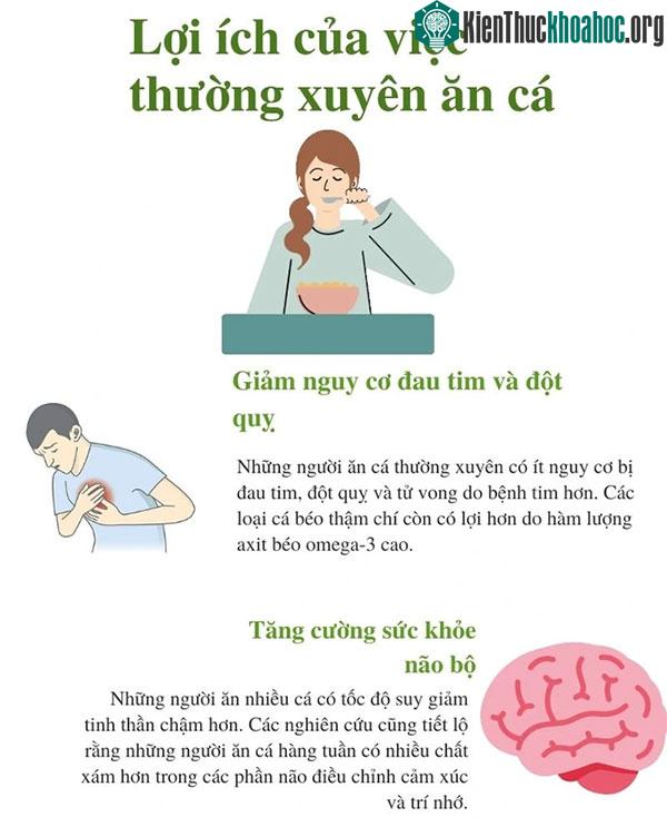 Lợi ích khi ăn cá