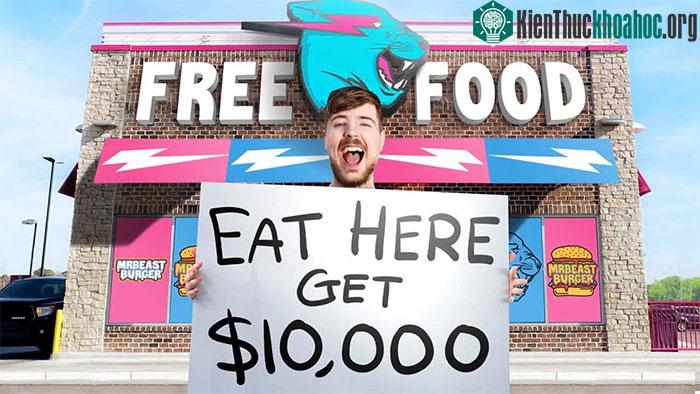 Vào năm 2021, MrBeast đã kiếm được 54 triệu USD
