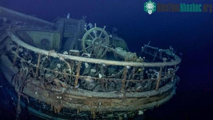 Xác tàu Endurance chở nhà thám hiểm nổi tiếng Ernest Shackleton ở Nam Cực