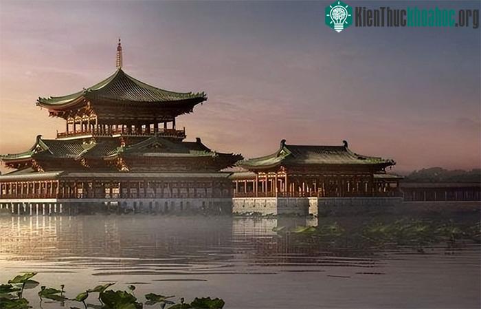Bên cạnh hồ Thái Dịch trì có một tòa kiến trúc gọi là Lân Đức điện, là nơi tổ chức quốc yến.