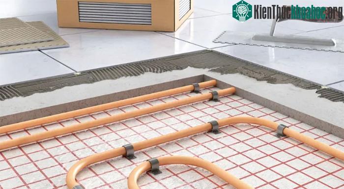 Đường dẫn nước giúp hạ nhiệt trong nhà.