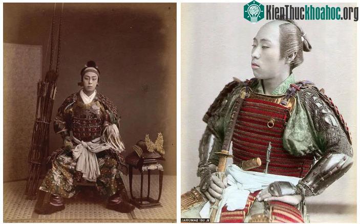 Chân dung Samurai cầm cây kiếm Katana trứ danh