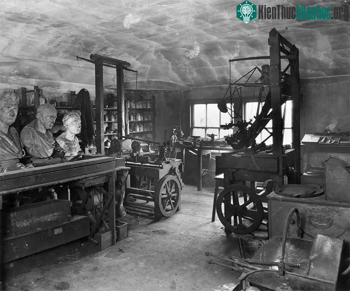 Xưởng của James Watt ở Heathfield, nơi ông sống từ năm 1790 cho đến khi qua đời.