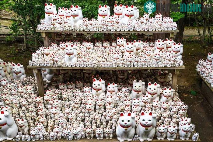 Maneki-neko: Tượng mèo may mắn nổi tiếng của Nhật Bản và câu chuyện ít người biết về nguồn gốc ra đời ảnh 6