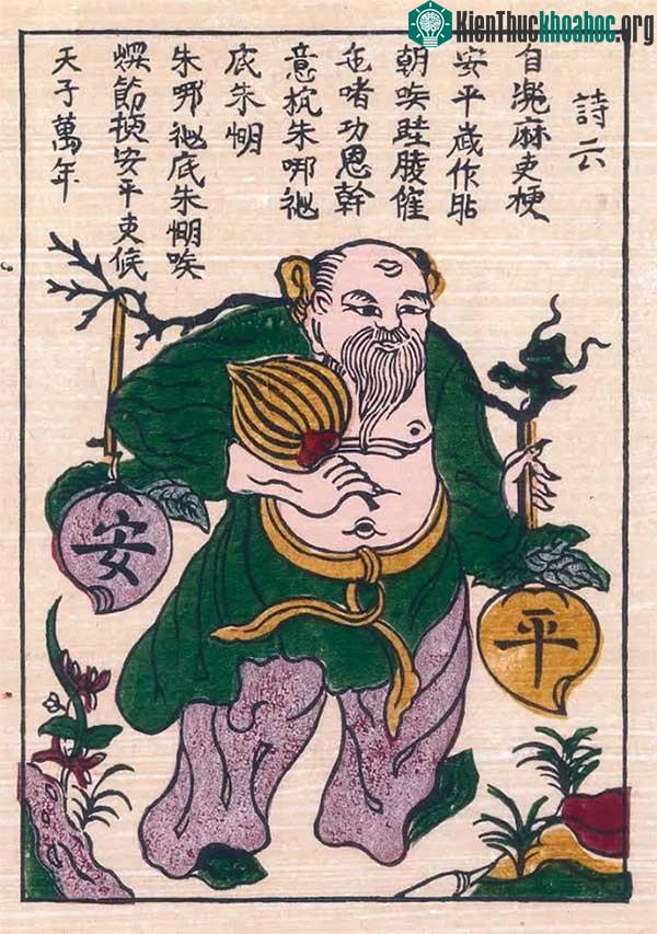 Tranh dân gian Ông Phúc - Ông Thọ