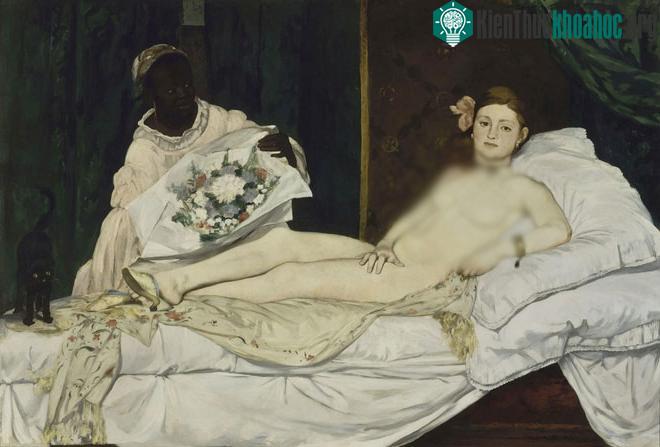 Bức tranh Olympia (1863) của họa sĩ Édouard Manet