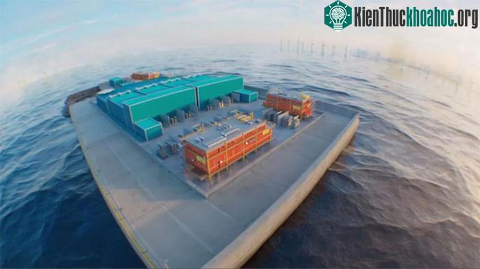 Hình ảnh mô phỏng đảo năng lượng ở biển Bắc