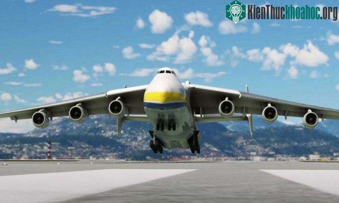 Máy bay Antonov AN-225 trong chương trình mô phỏng bay Microsoft.