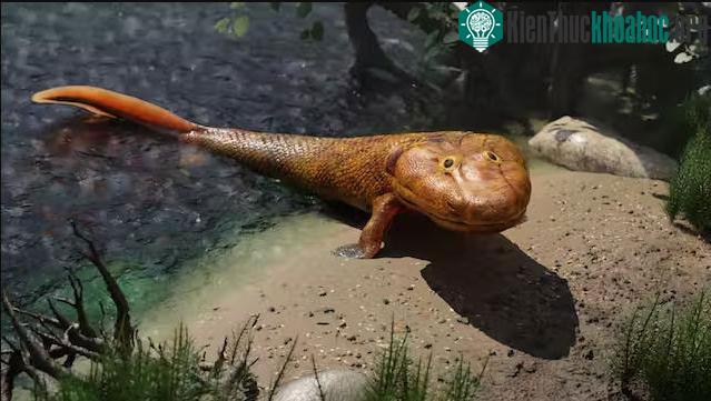 Hình ảnh 3D mô phỏng cá tiktaalik đã tuyệt chủng