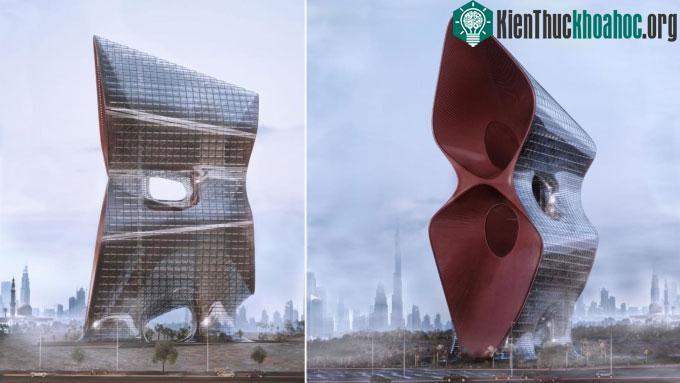 Thiết kế tòa nhà chọc trời chống bão cát.
