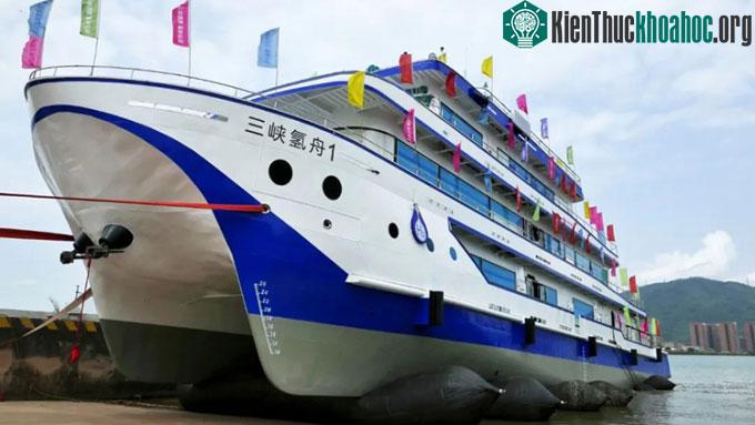 Tàu hydro Tam Hiệp số 1 được hạ thủy tại Quảng Đông.