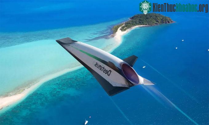 Mô phỏng máy bay tốc độ cao của Destinus.